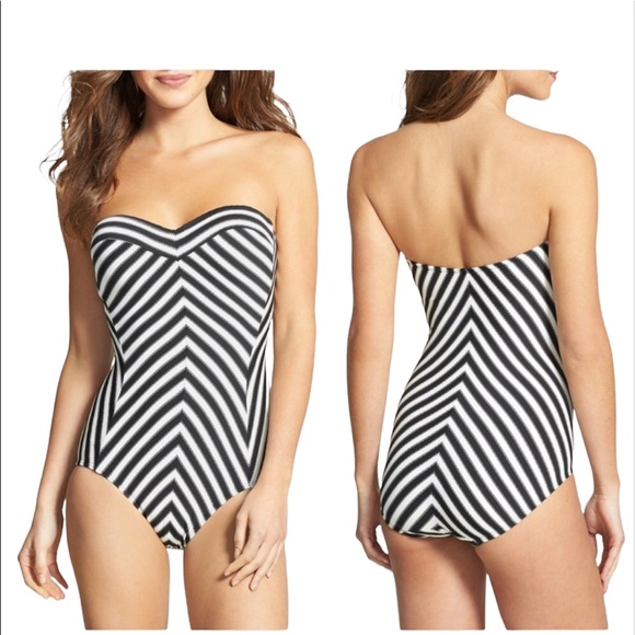 Robin Piccone Other - ROBIN PICCONE  swimwear black and white stripe